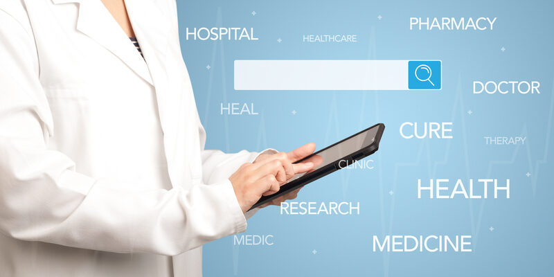 Clinical Electronic Data Collection Case Report Record Doctor Entering Data into Successful Clinical EDC System