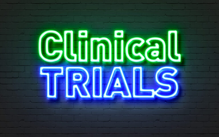 Clinical Trial on Neon Sign
