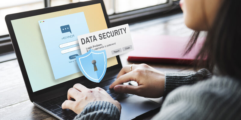 Data Security Digital Intenret Phishing Online Concept Clinical Trial Data Privacy