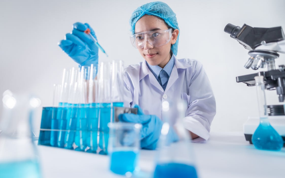 a clinician is experimenting.