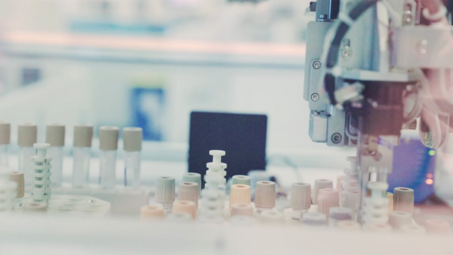 equipment-lab equipment in a medical lab.